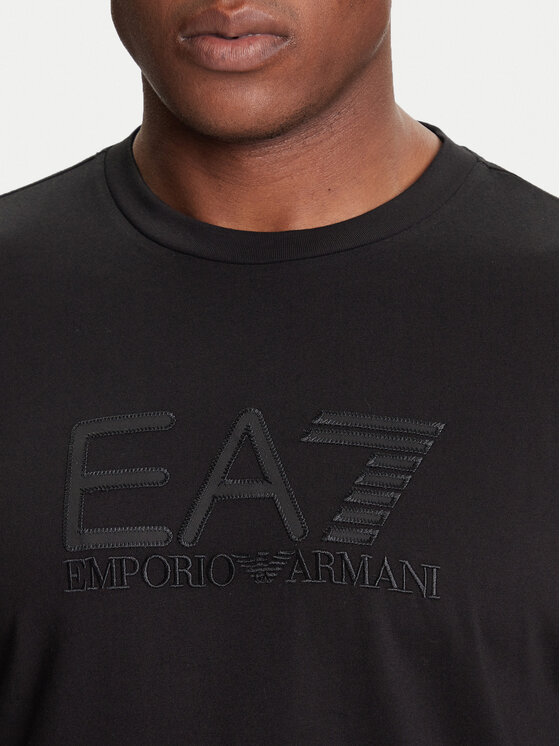 EA7 Emporio Armani EA7 Emporio Armani Tričko 7M000898 AF10375 UC001 Čierna Regular Fit