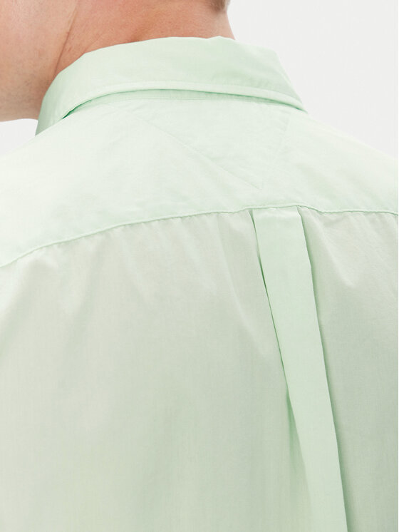 Tommy Hilfiger Tommy Hilfiger Cămașă MW0MW37584 Verde Regular Fit