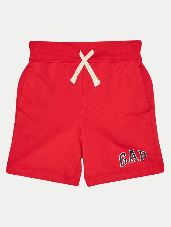 Gap Športové kraťasy 540847-03 Červená Regular Fit