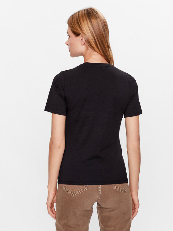Liu Jo Liu Jo T-särk CF3320 JS003 Must Regular Fit