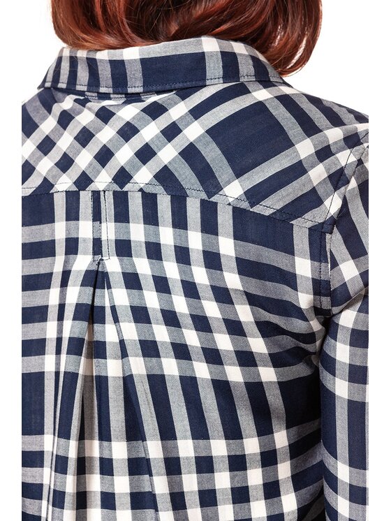 Wrangler Wrangler Camicia FLUID SHIRT Blu scuro Regular Fit