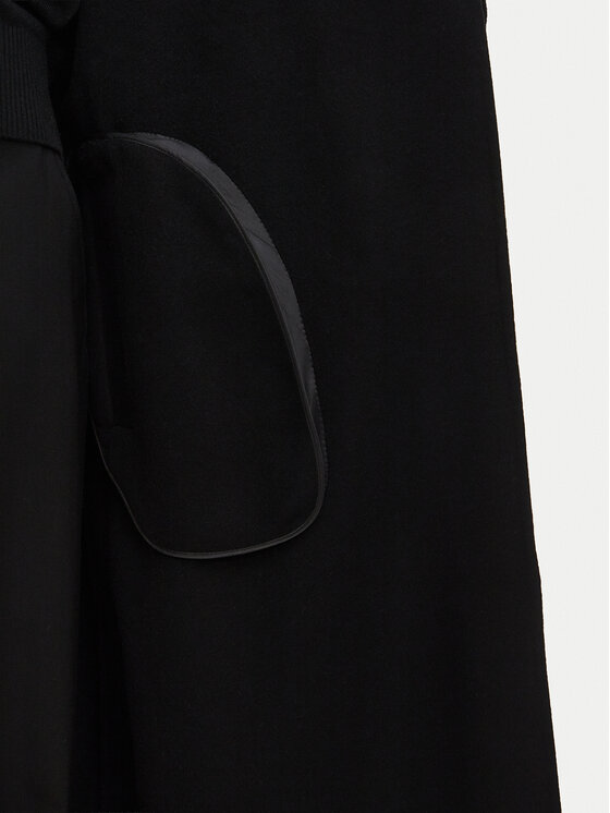 Calvin Klein Calvin Klein Wollmantel Hero LV040WL571 Schwarz Regular Fit
