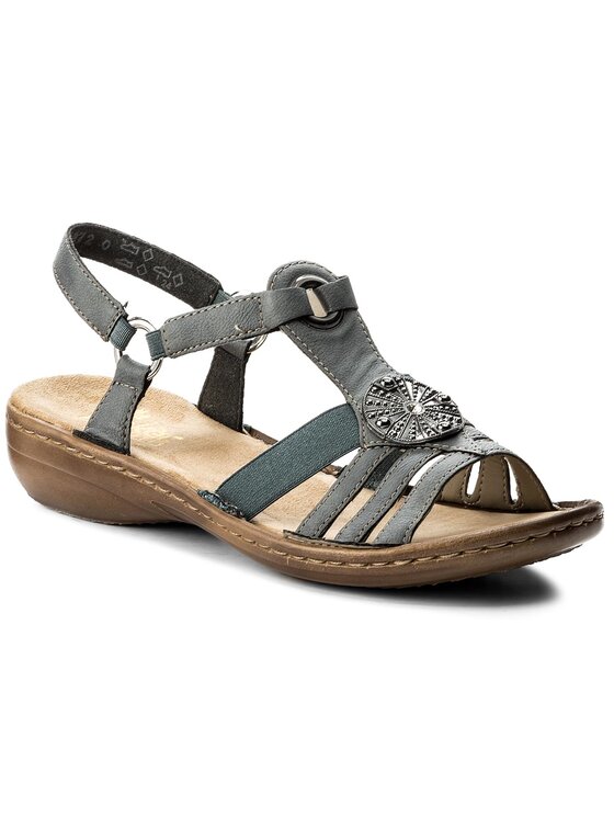 Rieker Sandali con plateau - w/bianco - Zalando