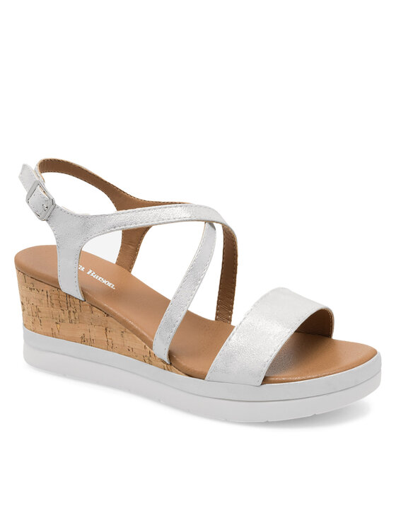 Clara Barson Clara Barson Sandalen GYDA WS216-02 Silberfarben