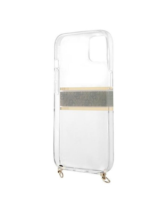 Guess Guess Etui na telefon 4G Chain Strap Złoty