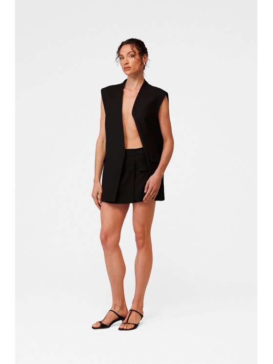 LE POSSÉ LE POSSÉ Mini sukně SS Černá Slim Fit