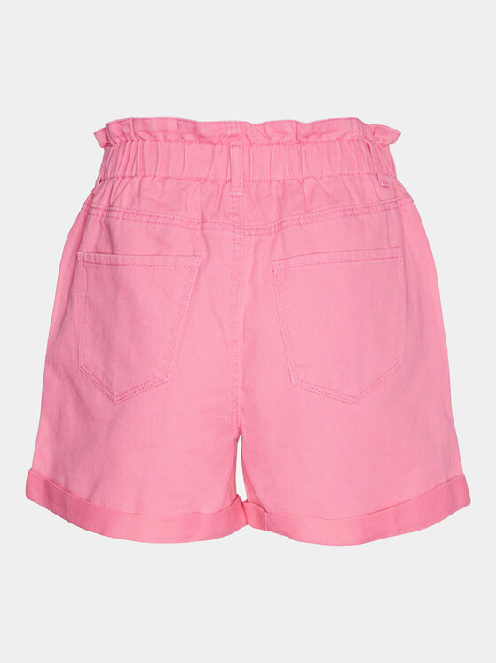 Vero Moda Vero Moda Шорти от плат Lyra 10307784 Розов Loose Fit