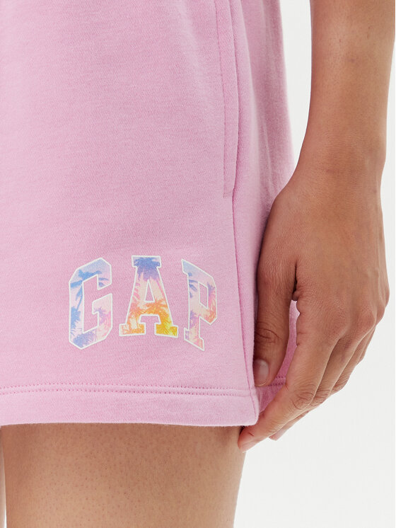 Gap Gap Αθλητικό σορτς 769323-09 Ροζ Regular Fit