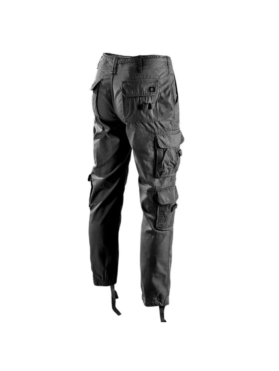 Brandit Brandit Spodnie materiałowe 1016.5 Szary Slim Fit