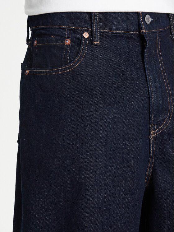 Gap Gap Džinsiniai šortai 774578-00 Tamsiai mėlyna Baggy Fit