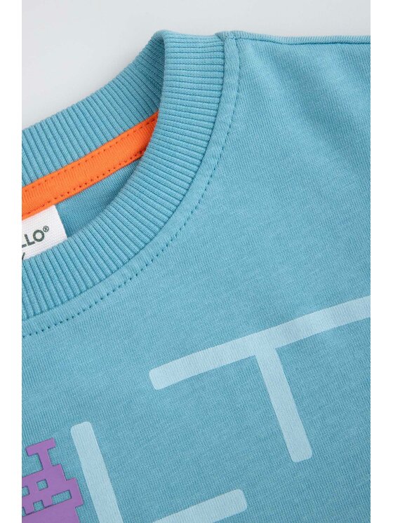 Coccodrillo Coccodrillo S dlouhým rukávem WC6143101MBK-014 Modrá Regular Fit