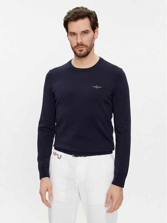 Aeronautica Militare Aeronautica Militare Maglione 241MA1488L506 Blu scuro Slim Fit