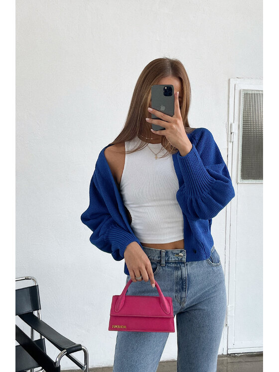La Mania La Mania Maglione HOMIE Blu Classic Fit