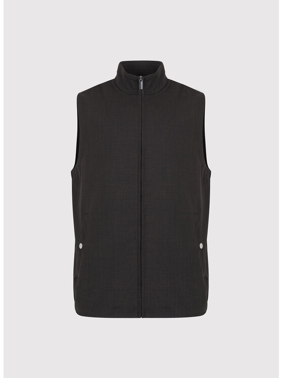 Pako Lorente Pako Lorente Kamizelka P26WP-8K-001 Brązowy Slim Fit