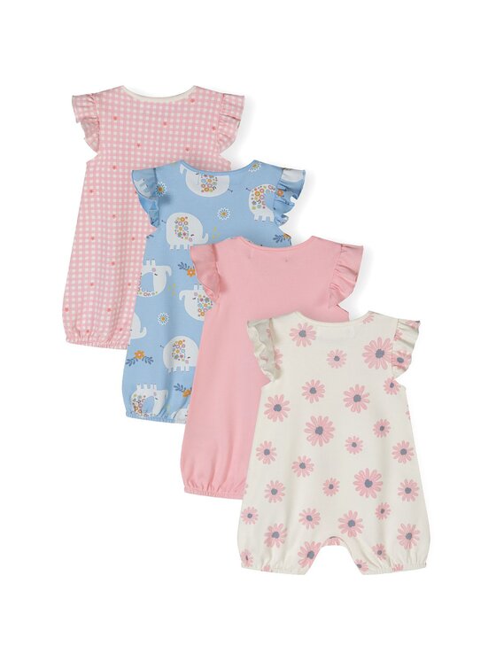 minoti minoti Pajac 24babypack8 Różowy Regular Fit