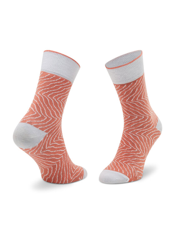 Rainbow Socks Rainbow Socks Дълги чорапи Sushi Socks Box Salmon Butter Fish Tamago Omelette Tuna Maki Turnips Maki Цветен