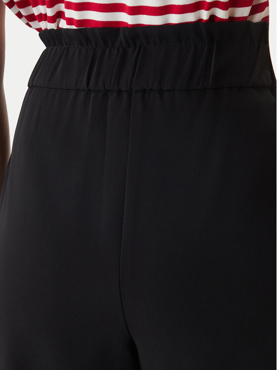 Morgan Morgan Spodnie palazzo 242-PBIRD Czarny Wide Leg