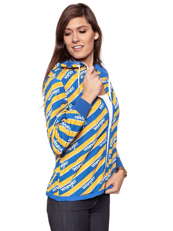 Wrangler Wrangler Giacca da donna B&Y WINDBREAKER Multicolore Regular Fit