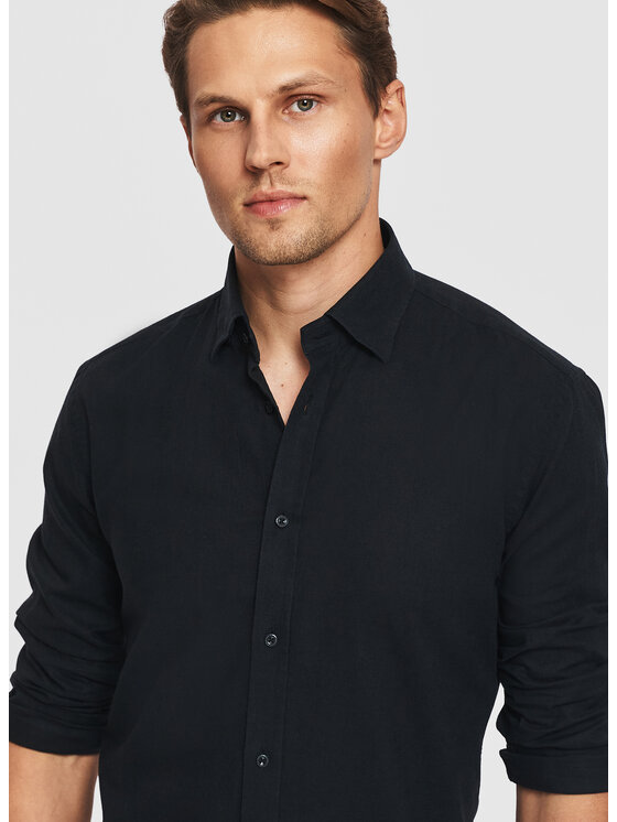Pako Lorente Pako Lorente Koszula P26SF-1X-021 Czarny Slim Fit
