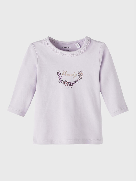 NAME IT NAME IT Μπλουζάκι 13210028 Μωβ Regular Fit