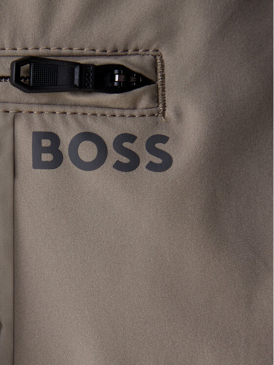 BOSS BOSS Штани з тканини T_Urbanex-Cargolight 50508339 Зелений Tapered Fit