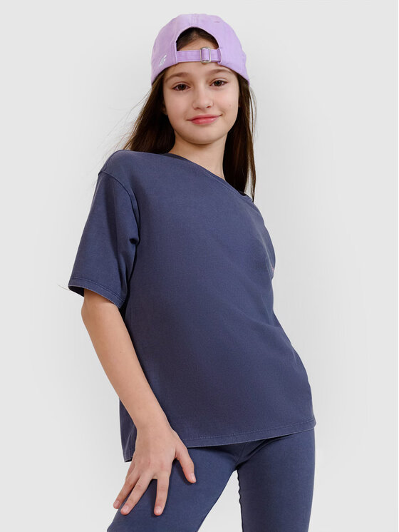 4F 4F T-Shirt 4FJWSS25TTSHF1853-22S Μαύρο Oversize