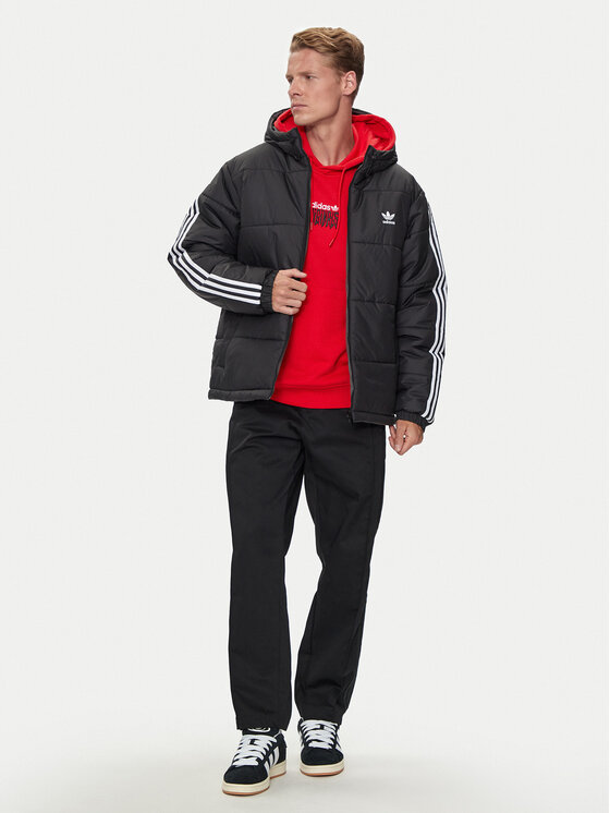 adidas adidas Зимова куртка adicolor JD9071 Чорний Regular Fit
