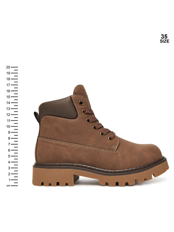 Tommy Hilfiger Tommy Hilfiger Schnürstiefeletten T3X5-34125-1269509 D Braun