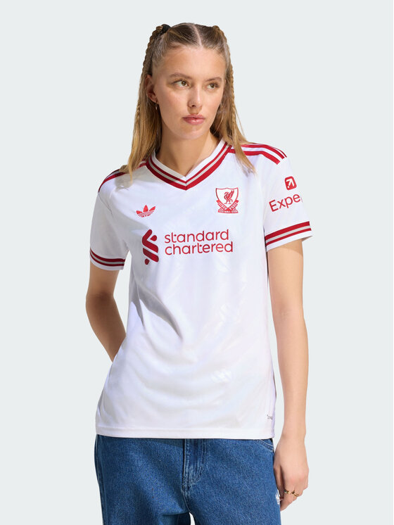 adidas adidas Koszulka techniczna 171844 Biały Regular Fit