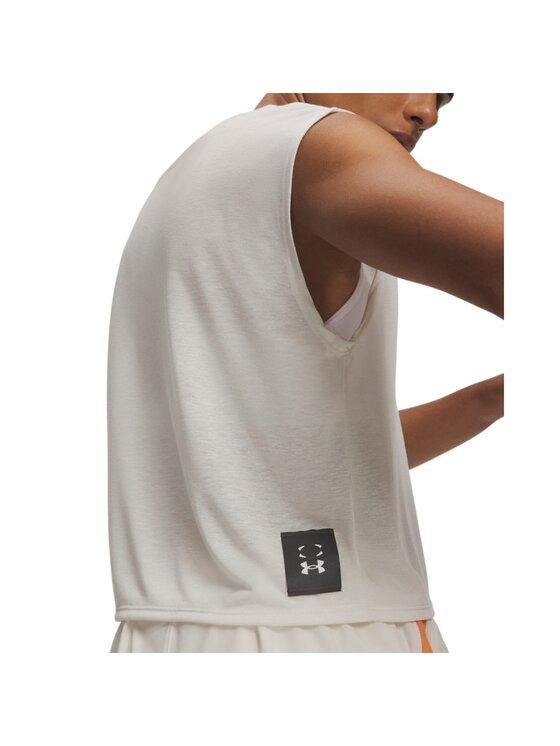 Under Armour Under Armour Koszulka techniczna 6016489 Kremowy Relaxed Fit