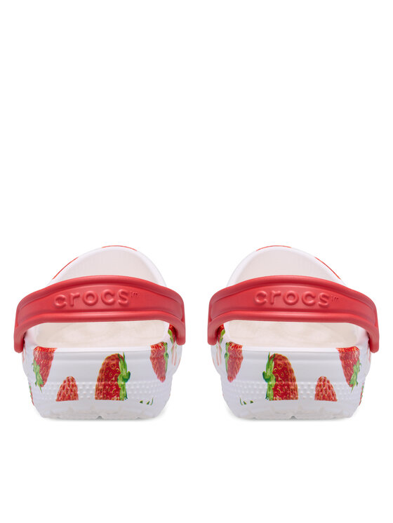 Crocs Crocs Natikače Kids’ Classic Fresh Fruits Clog 211020 Bijela
