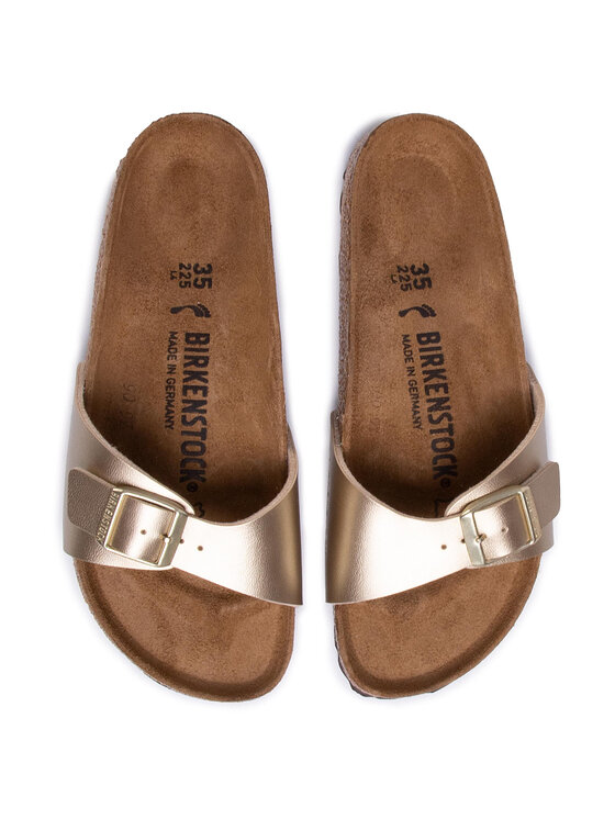 Birkenstock Birkenstock Klapki Madrid Bs 1016107 Złoty