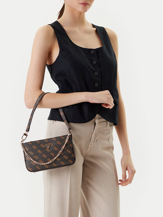 Guess Guess Torbica Noelle II Mini HWQG96 72720 Smeđa