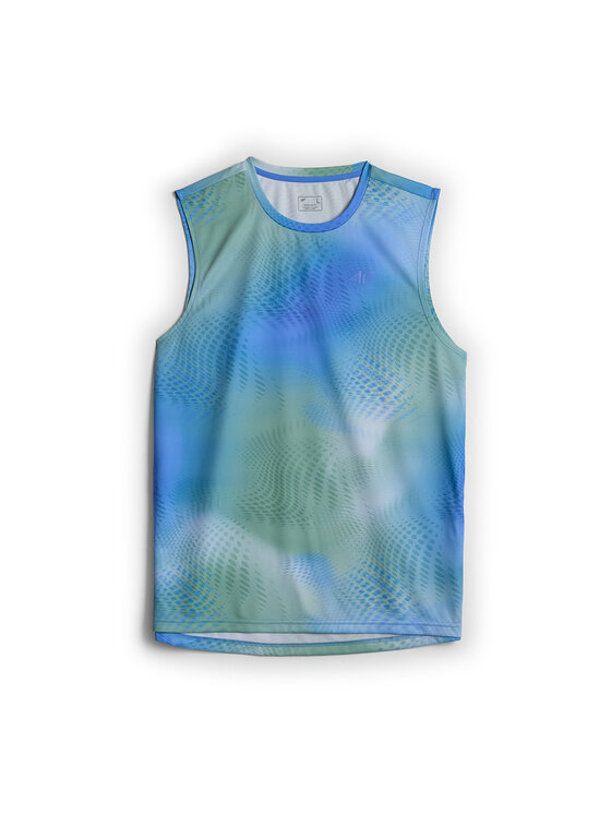 4F 4F Koszulka techniczna SERVE & SMASH Zielony Regular Fit