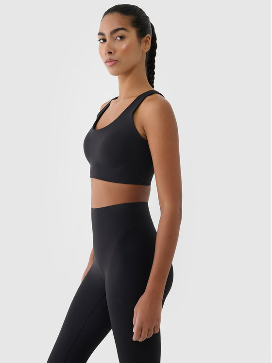 4F 4F Legginsy MULTI ACTIVE Czarny Slim Fit