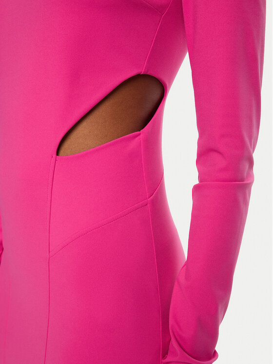 Patrizia Pepe Patrizia Pepe Cocktail obleka 8A1454/J129-R846 Roza Slim Fit