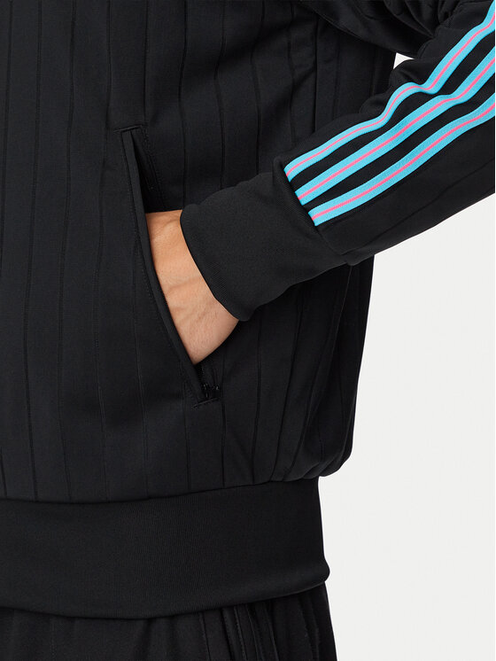 adidas adidas Mikina Firebird Drop Needle Track Top KE4130 Černá Regular Fit