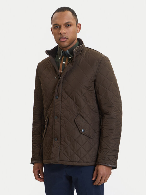 Barbour Barbour Μπουφάν μεταβατικό MQU0281OL51 Πράσινο Slim Fit