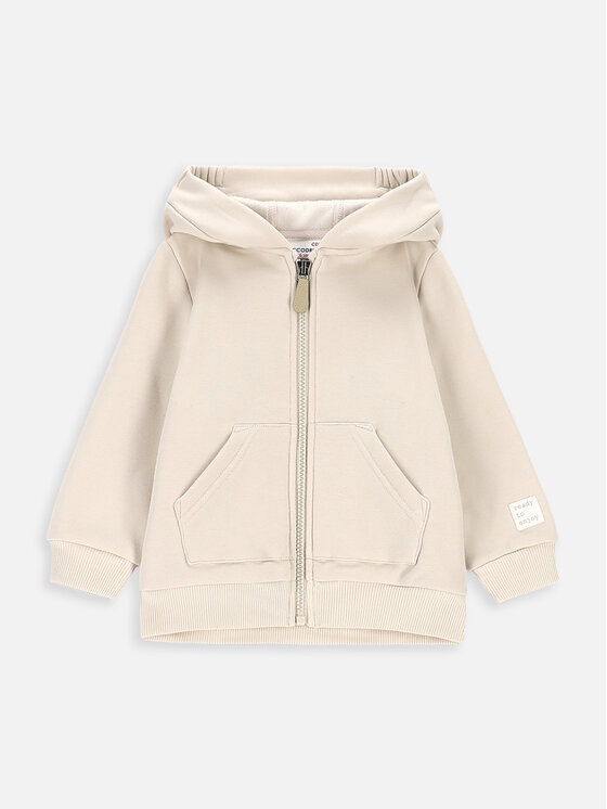 Coccodrillo Coccodrillo Суитшърт ZC3132401SBN Бежов Regular Fit