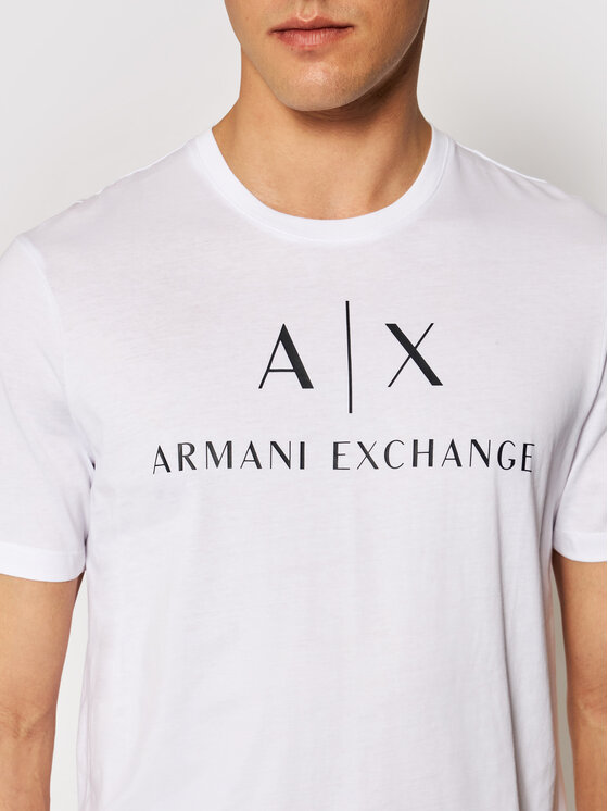 Armani Exchange Armani Exchange T-shirt 8NZTCJ Z8H4Z 1100 Bianco Slim Fit