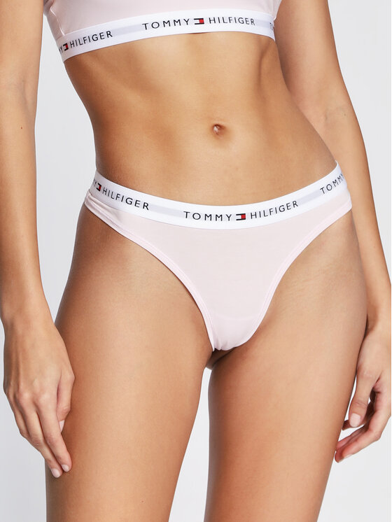 Tommy Hilfiger Stringové nohavičky UW0UW03835 Ružová