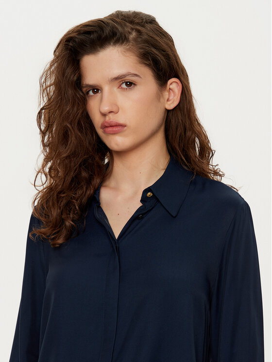 Tommy Hilfiger Tommy Hilfiger Cămașă WW0WW44045 Bleumarin Regular Fit