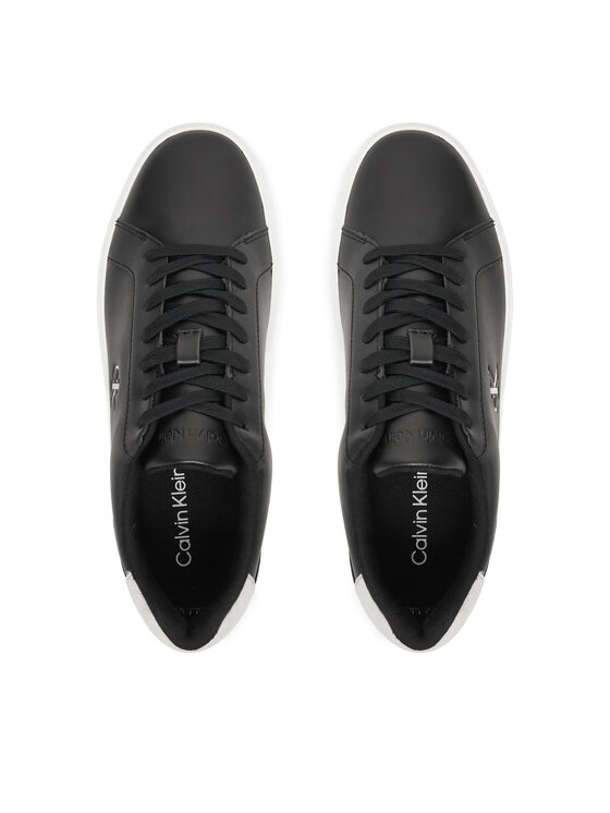 Calvin Klein Calvin Klein Sneakersy Classic Cupsole Laceup Lth YM0YM01435 Czarny