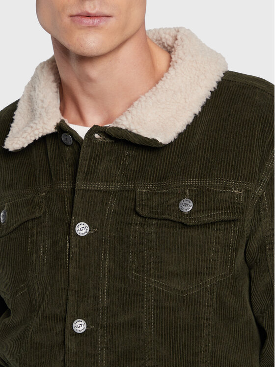 Blend Blend Kożuch Outwear 20714392 Zielony Regular Fit