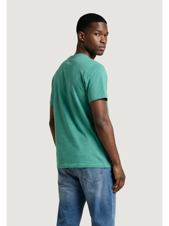 Tommy Jeans Tommy Jeans T-shirt TJM SLIM LINEAR CHES Verde Slim Fit