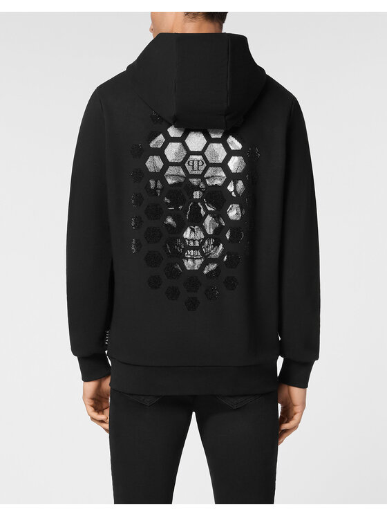 PHILIPP PLEIN PHILIPP PLEIN Bluza 22631 Czarny Regular Fit
