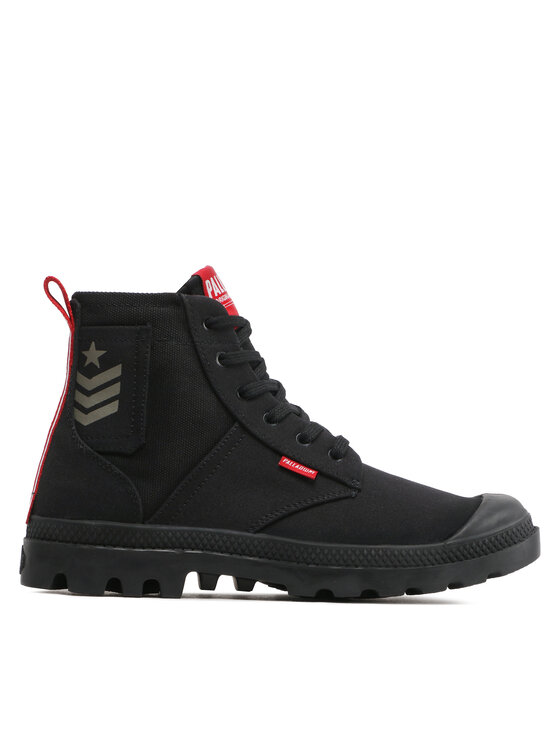 Palladium Palladium Scarponcini Pampa Hi Army 78583-008-M Nero