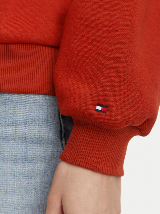 Tommy Hilfiger Tommy Hilfiger Bluza WW0WW47831 Czerwony ciemny Regular Fit