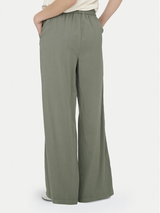 ONLY ONLY Pantaloni di tessuto Aris 15337956 Verde Straight Fit