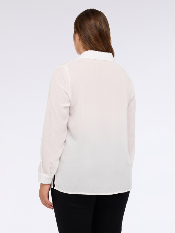 Fiorella Rubino Fiorella Rubino Koszula 5011T001409N011 Biały Regular Fit